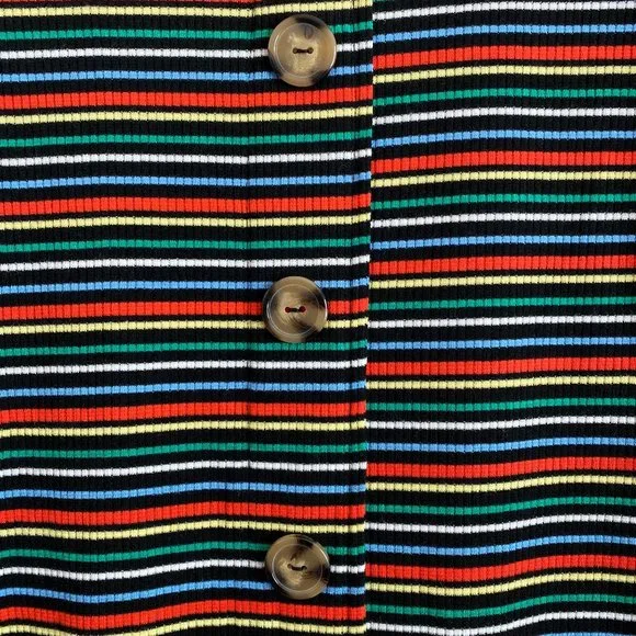 Ultra Flirt Womens Bodycon Dress Franklin Stripe, Knee Length, XS - Picture 5 of 12